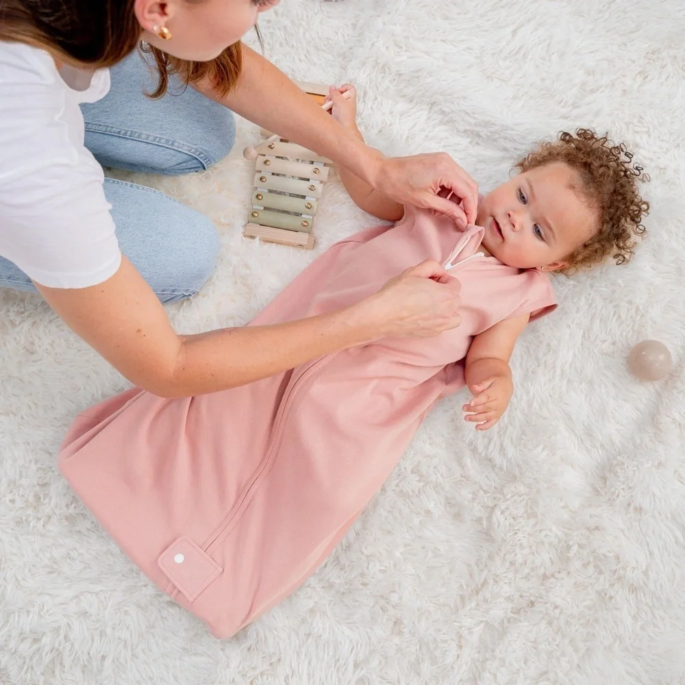Comfy Cubs Baby Sleep Sack - Blush